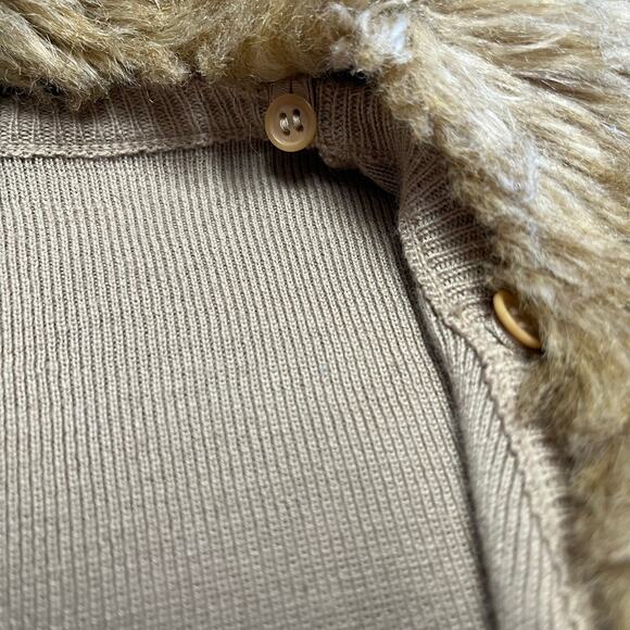 Y2k Laundry Fur Wool Cardigan - Picture 3 of 7